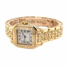 Thumbnail von Cartier Panthère 23mm 18K Yellow Gold Ladies Diamond Watch </h1>