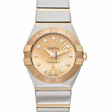  Omega Constellation Quartz 123.20.24.60.58.002 - Constellation Quartz Champagne Dial Stainless Steel Ladies Watch </h1> 