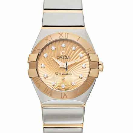  Omega Constellation Quartz 123.20.24.60.58.002 - Constellation Quartz Champagne Dial Stainless Steel Ladies Watch </h1> 