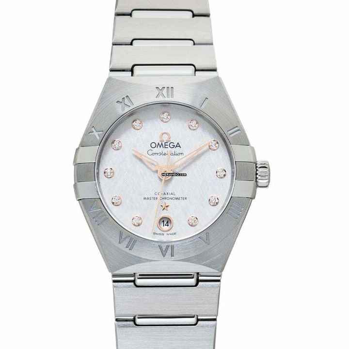  Omega Constellation Ladies 131.10.29.20.52.001 - Constellation Automatic Silver Dial Stainless Steel Ladies Watch </h1> 