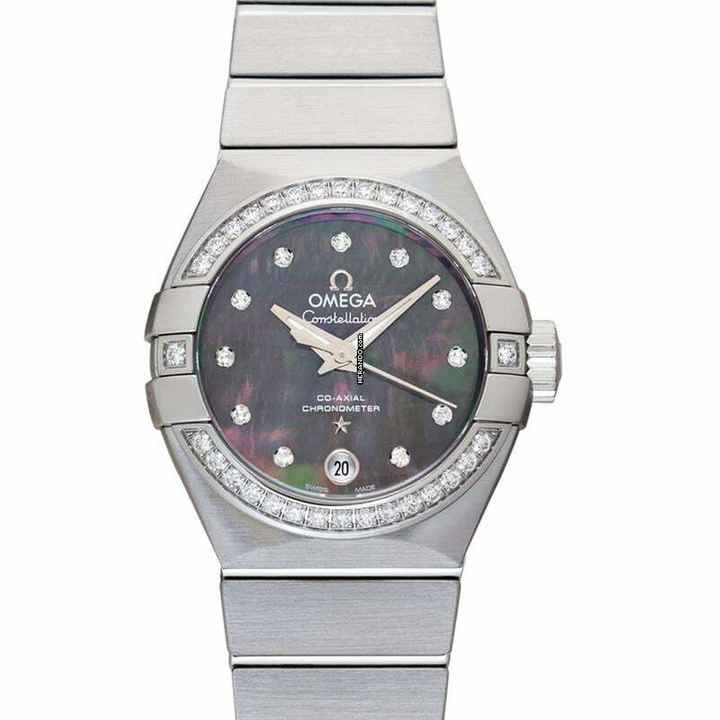  Omega Constellation Ladies 123.15.27.20.57.003 - Constellation Automatic Mother of pearl Dial Stainless Steel Ladies </h1> 