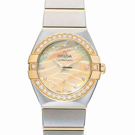  Omega Constellation Quartz 123.25.24.60.57.001 - Constellation Quartz Champagne Dial Stainless Steel Ladies Watch </h1> 