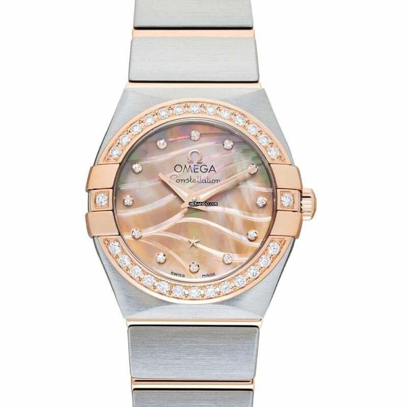 Omega Constellation Quartz 123.25.24.60.57.002 - Constellation Quartz Mother of pearl Dial Stainless Steel Ladies Wat </h1>