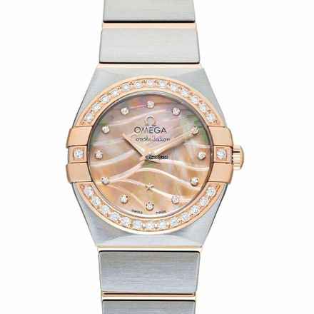  Omega Constellation Quartz 123.25.24.60.57.002 - Constellation Quartz Mother of pearl Dial Stainless Steel Ladies Wat </h1> 