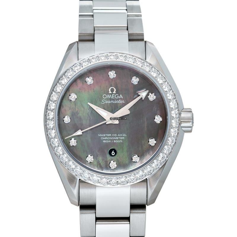 Omega Seamaster Aqua Terra 231.15.34.20.57.001 - Seamaster Automatic Mother of pearl Dial Stainless Steel Ladies Watc </h1>