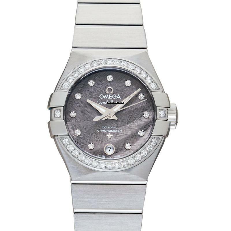 Omega Constellation Ladies 123.15.27.20.56.001 - Constellation Automatic Grey Dial Stainless Steel Ladies Watch </h1>