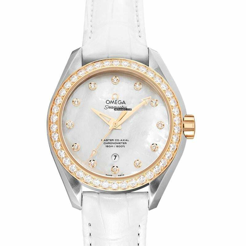 Omega Seamaster Aqua Terra 231.28.34.20.55.004 - Seamaster Automatic Mother of pearl Dial Stainless Steel Ladies Watc </h1>