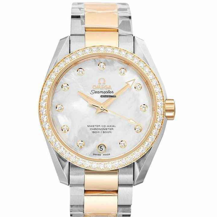  Omega Seamaster Aqua Terra 231.25.39.21.55.002 - Seamaster Automatic Mother of pearl Dial Stainless Steel Ladies Watc </h1> 