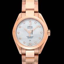Thumbnail von Omega Seamaster Aqua Terra 231.50.34.20.55.001 - Seamaster Automatic Mother of pearl Dial 18kt Rose Gold Ladies Watch </h1>