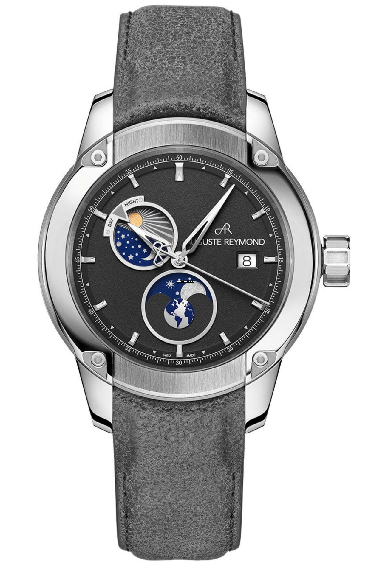 Auguste Reymond UNITY DAY & NIGHT Optional: Dark grey or light grey Dial
