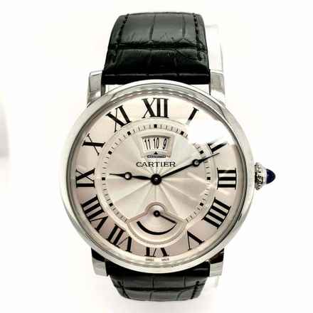  Cartier Rotonde de Cartier Calendar Aperture & Power Reserve 40mm Automatic Steel Watch </h1> 