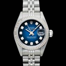 Thumbnail von Rolex Lady-Datejust 69174G - Datejust Blue Gradation Dial 26mm </h1>