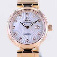 Thumbnail von Omega De Ville Ladymatic 18K Roségold Co-Axial Diamond Supernova Dial MOP Luxus B+P </h1>