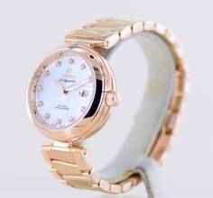 Thumbnail von Omega De Ville Ladymatic 18K Roségold Co-Axial Diamond Supernova Dial MOP Luxus B+P </h1>