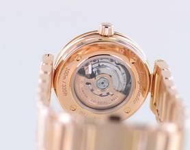 Thumbnail von Omega De Ville Ladymatic 18K Roségold Co-Axial Diamond Supernova Dial MOP Luxus B+P </h1>