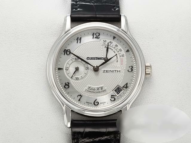  Zenith Elite Hw Chronomaster 39.0240.655 Platin 950 Zenith-revision 2021  