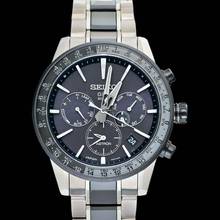 Thumbnail von Seiko Astron GPS Solar SBXC011 - Astron Eco-Drive Black Dial Ceramic Men's Watch </h1>