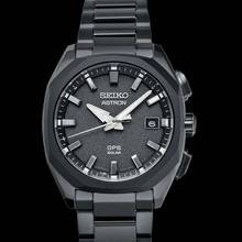 Thumbnail von Seiko Astron SBXD009 - Astron Quartz Black Dial Titanium Men's Watch </h1>