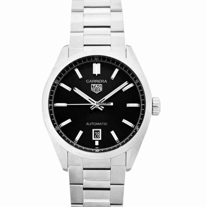  TAG Heuer Carrera WBN2110.BA0639 - Carrera Automatic Black Dial Stainless Steel Men's Watch </h1> 
