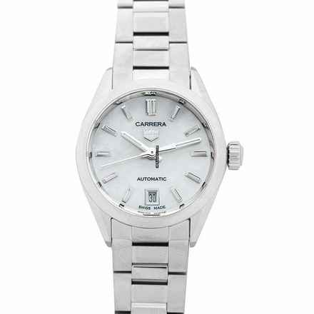  TAG Heuer Carrera Lady WBN2410.BA0621 - Carrera Automatic Mother of pearl Dial Stainless Steel Ladies Watch </h1> 