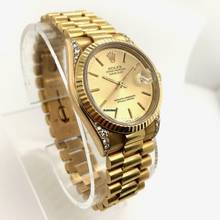 Thumbnail von Rolex PRESIDENT 31mm 18K Yellow Gold Watch FACTORY Diamonds </h1>