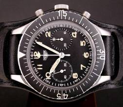 Thumbnail von Heuer Zivile Ausführung Fly-Back Chronograph Handaufzug Valjoux 230 Guter Zustand </h1>