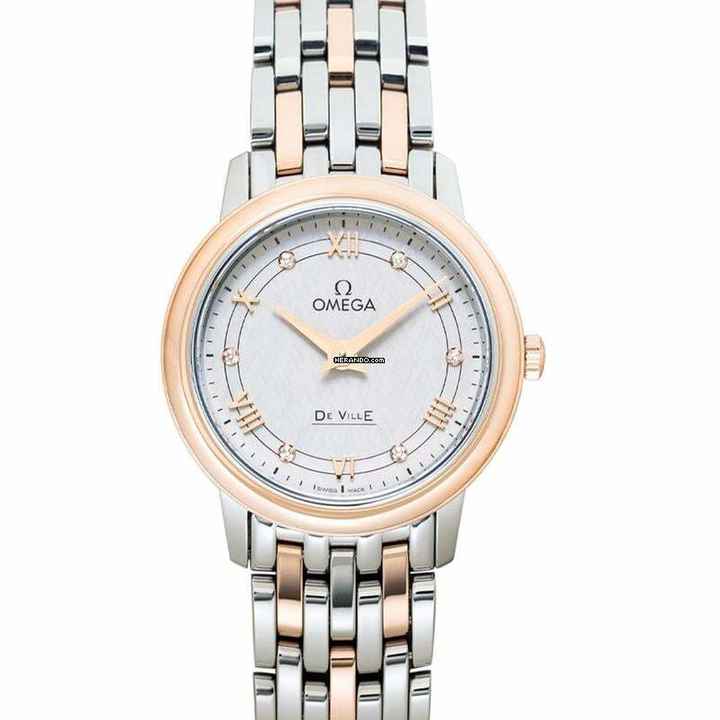  Omega De Ville Prestige 424.20.27.60.52.003 - De Ville Quartz Silver Dial Stainless Steel Ladies Watch </h1> 