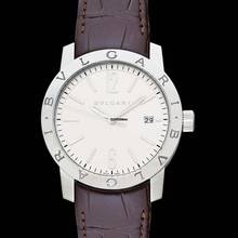 Thumbnail von Bulgari Solotempo 102111 - Solotempo Automatic White Dial Stainless Steel Men's Watch </h1>