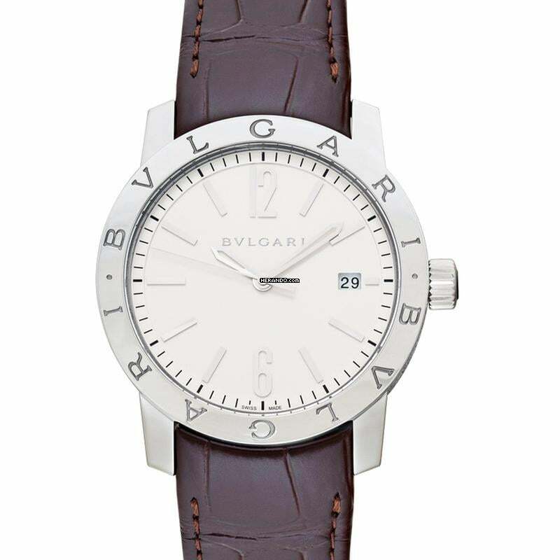  Bulgari Solotempo 102111 - Solotempo Automatic White Dial Stainless Steel Men's Watch </h1> 
