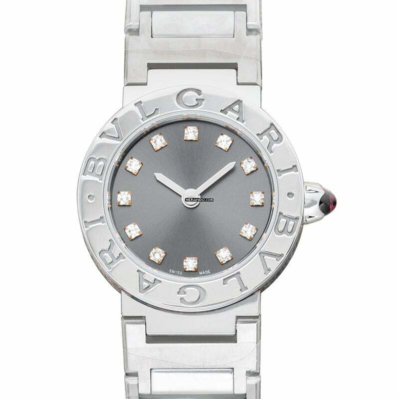  Bulgari Bulgari 102942 - Bvlgari Bvlgari Quartz Black Dial Stainless Steel Ladies Watch </h1> 