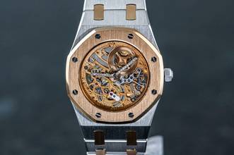 Thumbnail von Audemars Piguet Royal Oak Skeleton | Platinum & Roségold | 14794PR | Caliber 2003 | AP Service 2021