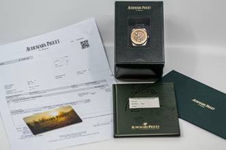 Thumbnail von Audemars Piguet Royal Oak Skeleton | Platinum & Roségold | 14794PR | Caliber 2003 | AP Service 2021