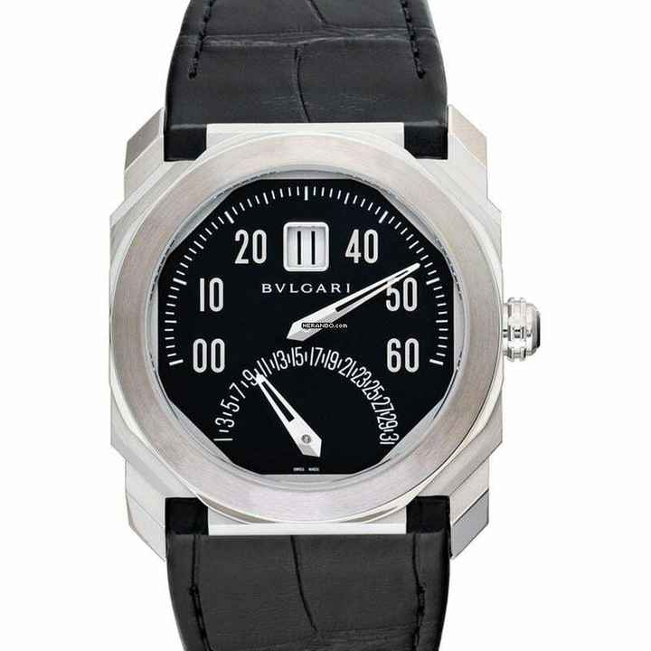  Bulgari Octo 102369 - Octo Automatic Black Dial Stainless Steel Men's Watch </h1> 