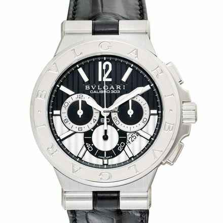  Bulgari Diagono 101881 - Diagono Automatic Two-tone Dial Stainless Steel Men's Watch </h1> 