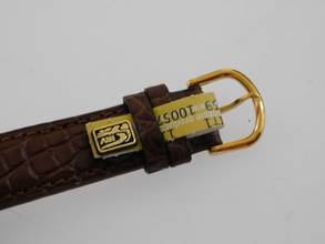 Thumbnail von Jaeger-LeCoultre 18 Karat Gelbgold Baignoire Jumbo Handaufzug 29 x 38 mm Rarität </h1>