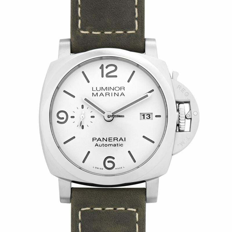  Panerai Luminor Marina Automatic PAM01314 - Marina Automatic White Dial Stainless Steel Men's Watch </h1> 