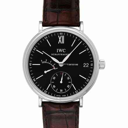  IWC Portofino Handaufzug IW510102 - Portofino Hand-Wound Eight Days Manual-winding Black Dial Men's Watch </h1> 
