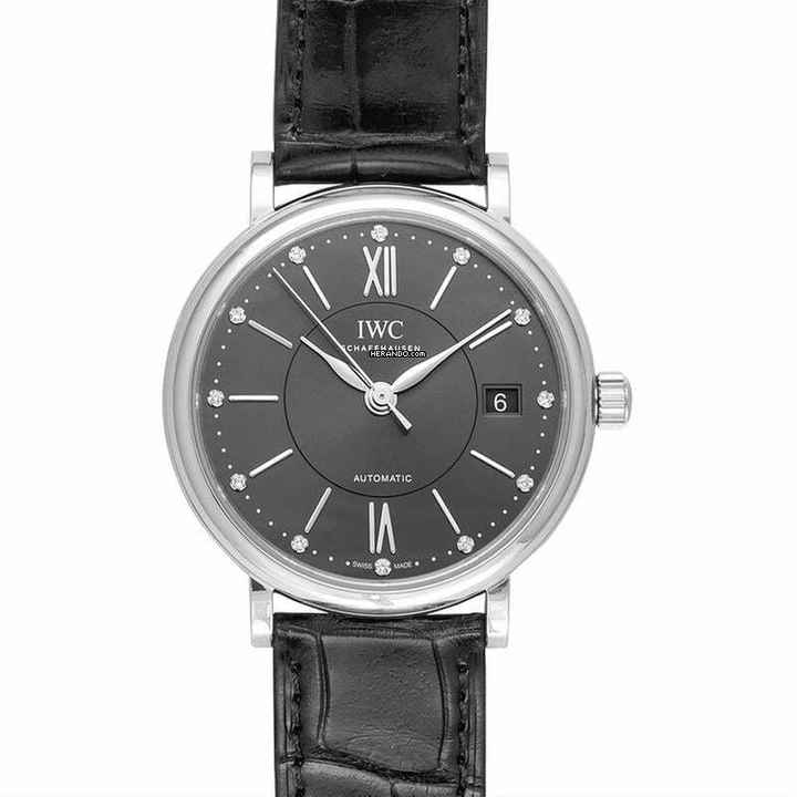  IWC Portofino Automatic IW458102 - Portofino Automatic 37 Automatic Grey Dial Unisex Watch </h1> 