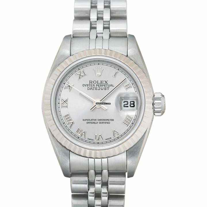  Rolex Lady-Datejust 79174-SLV ROMA - Lady Datejust Oyster Perpetual Automatic Silver Dial Ladies Watch </h1> 