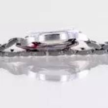 Thumbnail von Baume & Mercier Ilea Lady Ilea Steel silber Dial Diamond Crown new unworn </h1>