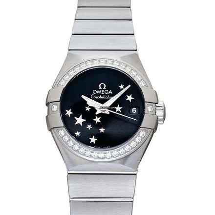  Omega Constellation Ladies 123.15.27.20.01.001 - Constellation Automatic Black Dial Stainless Steel Ladies Watch </h1> 