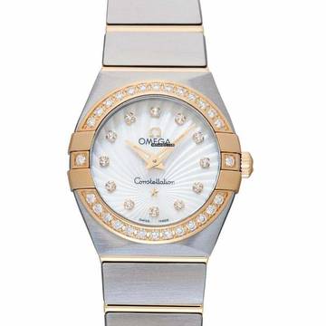  Omega Constellation Quartz 123.25.24.60.55.004 - Constellation Quartz Mother of pearl Dial Stainless Steel Ladies Wat </h1> 