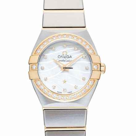  Omega Constellation Quartz 123.25.24.60.55.011 - Constellation Quartz Mother of pearl Dial Stainless Steel Ladies Wat </h1> 