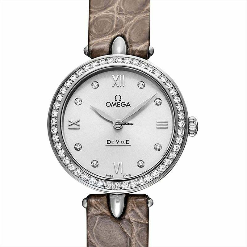 Omega De Ville Prestige 424.18.27.60.52.001 - De Ville Quartz Silver Dial Stainless Steel Ladies Watch </h1>