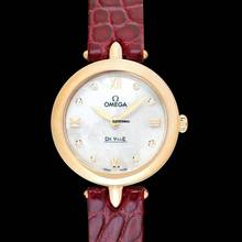 Thumbnail von Omega De Ville Prestige 424.53.27.60.55.001 - De Ville Quartz Mother of pearl Dial 18kt Yellow Gold Ladies Watch </h1>