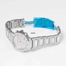 Thumbnail von Bulgari 101376 - Chronograph Automatic White Dial Stainless Steel Men's Watch </h1>