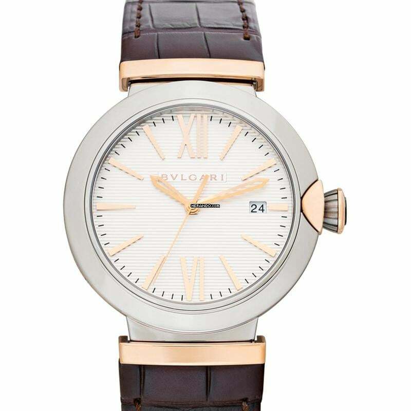  Bulgari Lucea 102571 - LVCEA Automatic Silver Dial Stainless Steel Men's Watch </h1> 