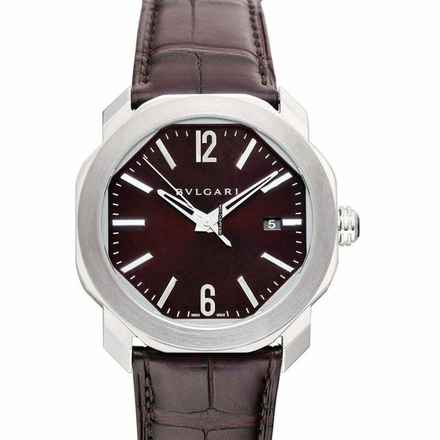  Bulgari Octo 102705 - Octo Automatic Brown Dial Stainless Steel Men's Watch </h1> 