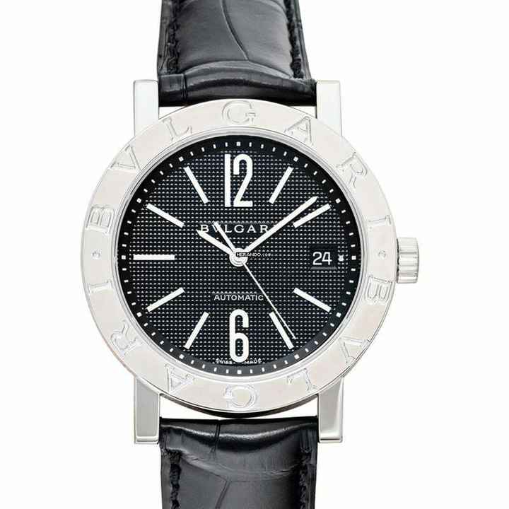  Bulgari Bulgari 101368 - Bvlgari Bvlgari Automatic Black Dial Stainless Steel Men's Watch </h1> 