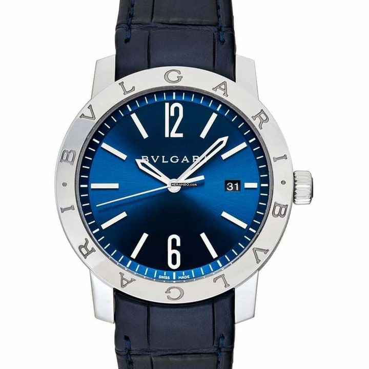  Bulgari Bulgari 102355 - Bvlgari Bvlgari Automatic Blue Dial Stainless Steel Men's Watch </h1> 